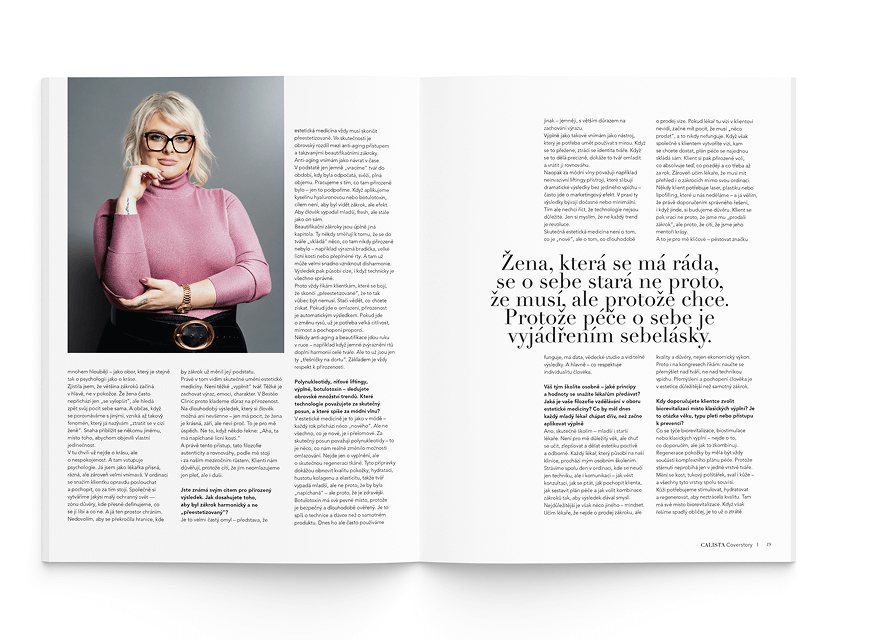 CALISTA Magazine otevřený